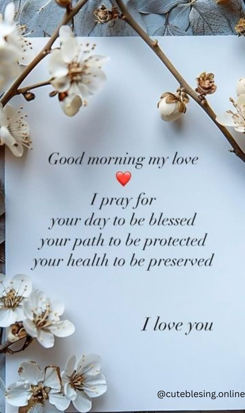 125+ Powerful Good Morning Prayer Messages for My Love