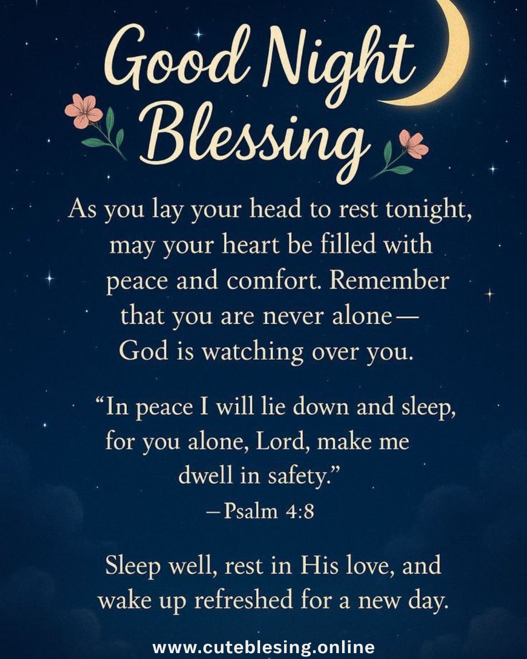 90+ Good Night Blessings And Prayers: Beautiful, Powerful & Inspirational Messages