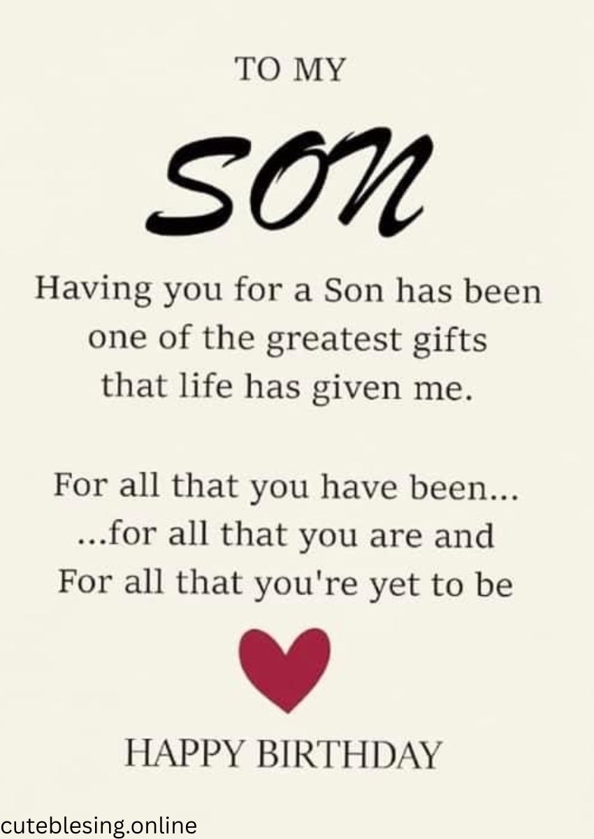 100+ Heartfelt Birthday Wishes, Prayers & Blessings for Your Son