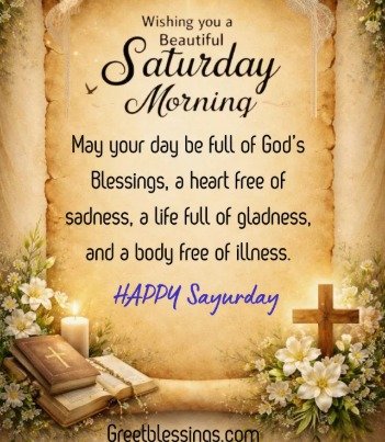 Saturday Blessings Images – Share Joy, Peace, and Positive Wishes